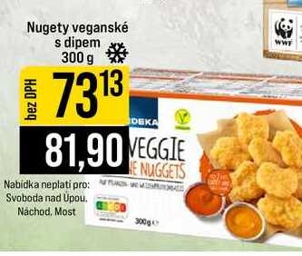 Nugety veganské s dipem 300 g 