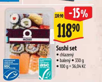 Sushi set 330 g