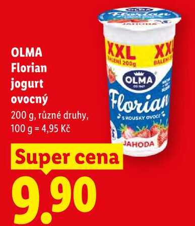 OLMA Florian jogurt ovocný, 200 g