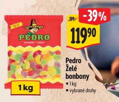   Pedro Želé bonbony 1kg 