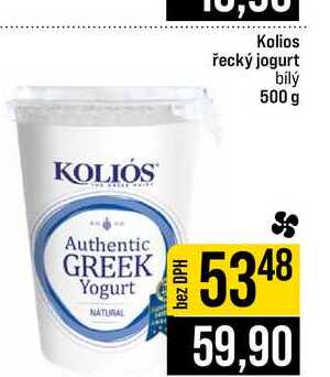 Kolios řecký jogurt bílý 500 g 