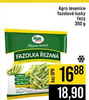 Agro Jesenice fazolové lusky řezy 350 g 