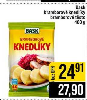 Bask bramborové knedlíky bramborové těsto 400 g 
