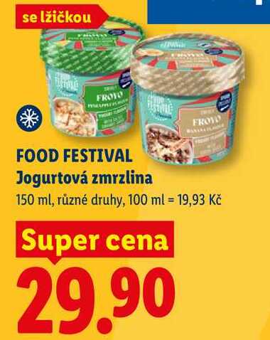 FOOD FESTIVAL Jogurtová zmrzlina, 150 ml