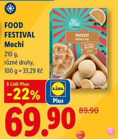 FOOD FESTIVAL Mochi, 210 g