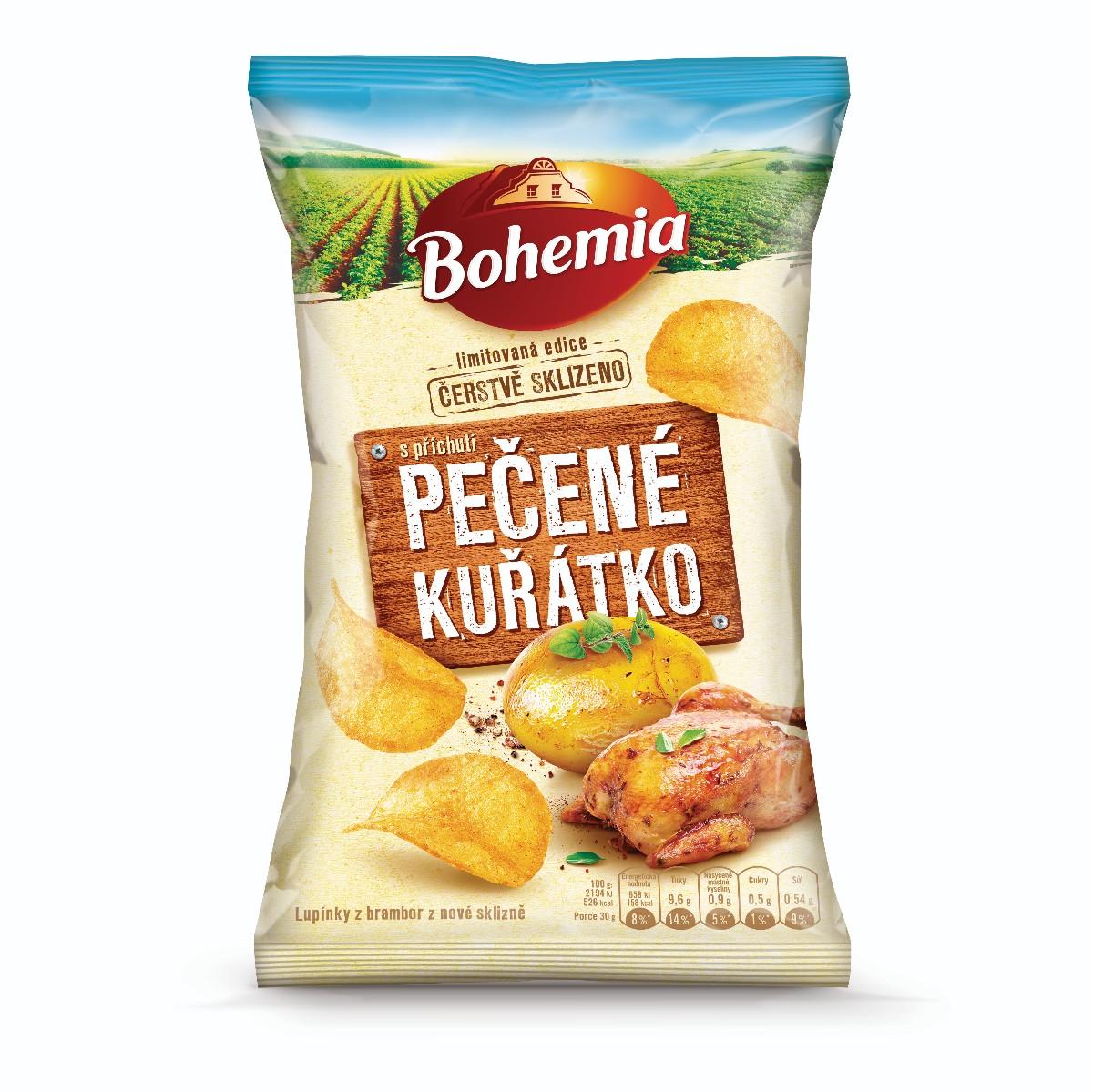 Bohemia Chips Čerstvě sklizeno, 130 g