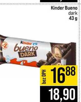 Kinder Bueno dark 43 g 
