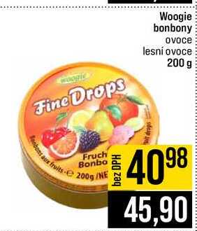 Woogie bonbony Ovoce lesní ovoce 200 g