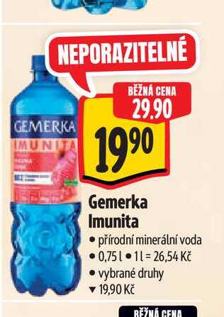 Gemerka Imunita 0,75 l