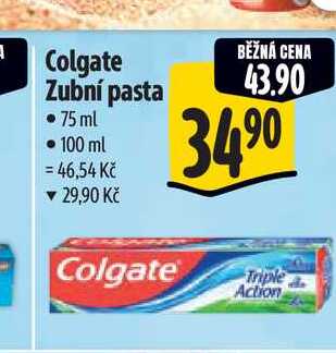 Colgate Zubní pasta  75ml  