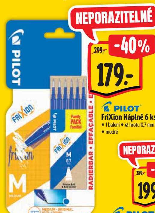 Frixion Náplně 6 ks