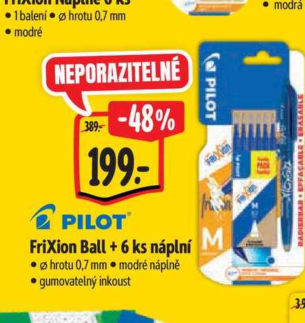 Frixion Ball + 6 ks náplní