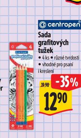 Sada grafitových tužek 4 ks