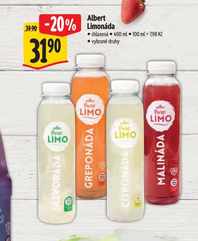 Albert Limonáda 400 ml