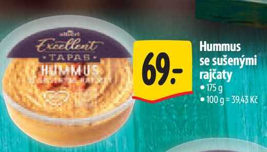   Hummus se sušenými rajčaty 175 g 