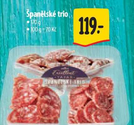 Spanělské trio 170g