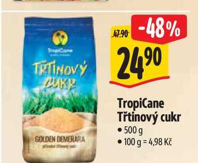 TropiCane Třtinový cukr 500 g