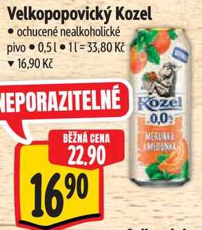 Velkopopovický Kozel, 0,5 l