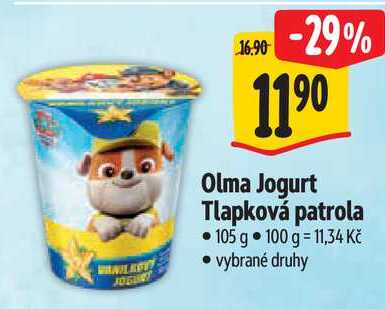 Olma Jogurt Tlapková patrola, 105 g 