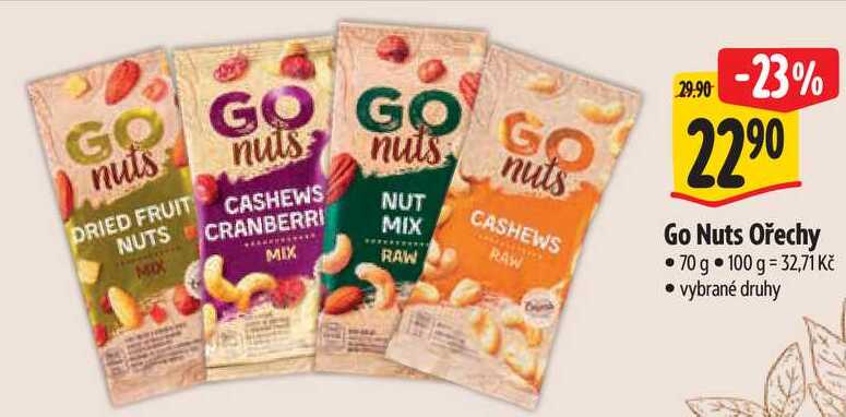 Go Nuts Ořechy, 70 g 