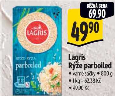 Lagris Rýže parboiled, 800 g