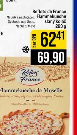 Reflets de France Flammekueche slaný koláč 260 g 