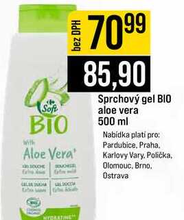 Sprchový gel BIO aloe vera 500 ml