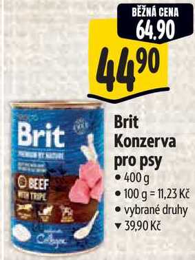 Brit Konzerva pro psy, 400 g 