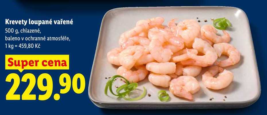 Krevety loupané vařené, 500 g 