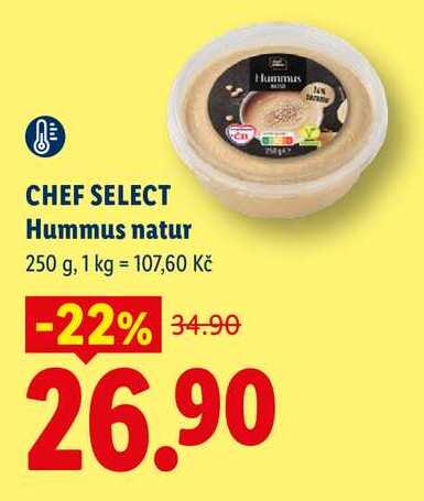 CHEF SELECT Hummus natur, 250 g
