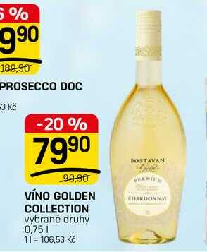 VÍNO GOLDEN COLLECTION vybrané druhy 0,75l