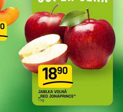 JABLKA VOLNÁ ,,RED JONAPRINCE" 1 kg 