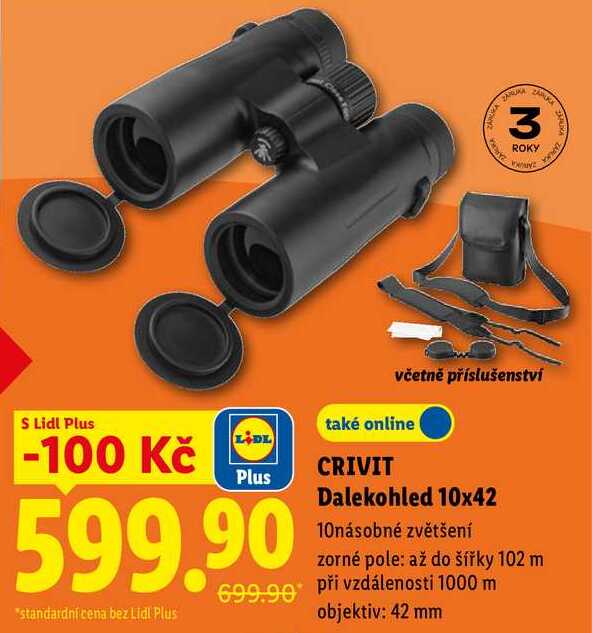 CRIVIT Dalekohled 10x42