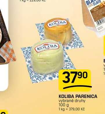KOLIBA PARENICA vybrané druhy 100 g 