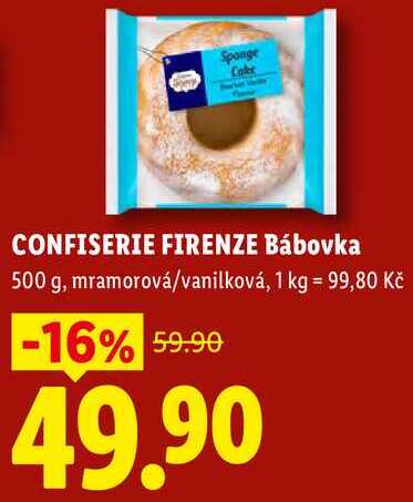 CONFISERIE FIRENZE Bábovka, 500 g 