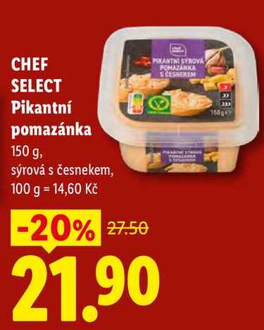 CHEF SELECT Pikantní pomazánka, 150 g 