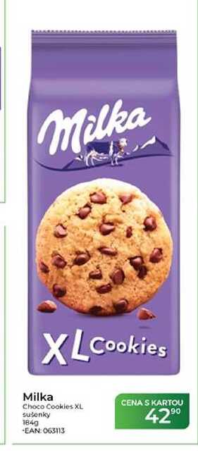 Milka Choco Cookies XL sušenky 184g