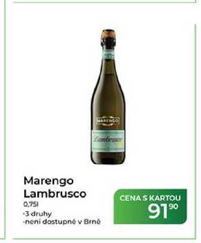 Marengo Lambrusco 0,751 -3 druhy