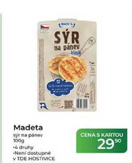 Madeta sýr na pánev 100g 4 druhy