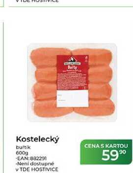 Kostelecký buřtík 600g