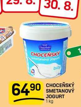 CHOCEŇSKÝ SMETANOVÝ JOGURT 1 kg