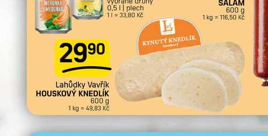 KYNUTÝ KNEDLIK SALAM 600 g