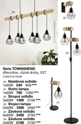 Série TOWNSHEND-Závěsné svítidlo