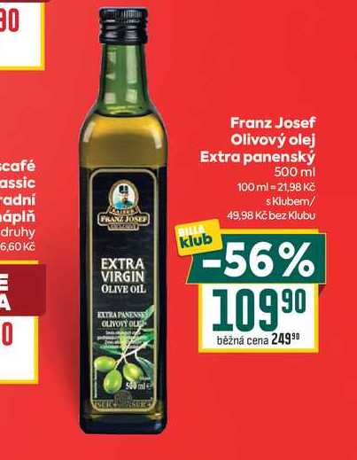 Franz Josef Olivový olej Extra panenský 500ml