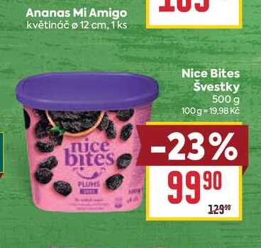 Nice Bites Švestky 500 g