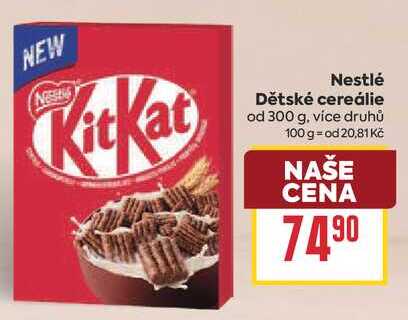 Nestlé Dětské cereálie od 300 g
