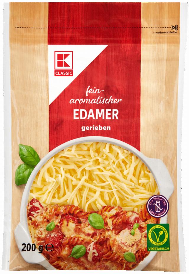 K-CLASSIC Eidam 40% strouhaný sýr