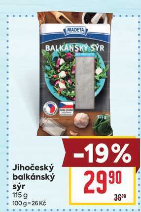 Jihočeský balkánský sýr 115 g