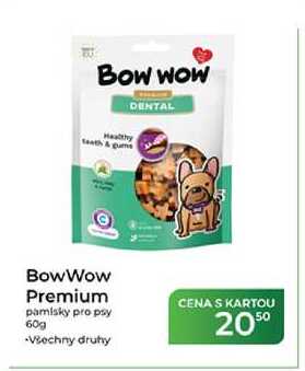 Bow Wow Premium pamlsky pro psy 60g
