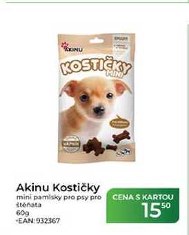 Akinu Kostičky mini pamlsky pro psy pro štěňata 60g